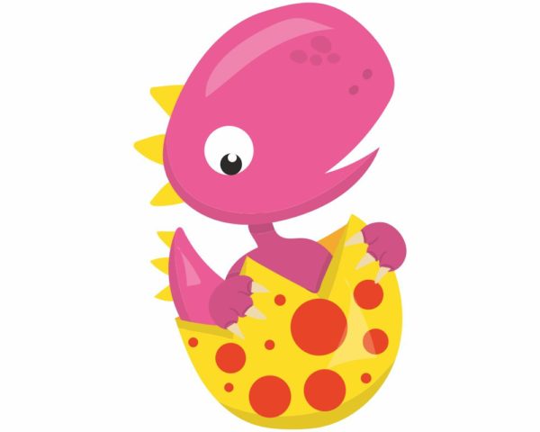 Wandtattoo Dino im Ei als Kinderzimmer Deko – KIDDIKISTE